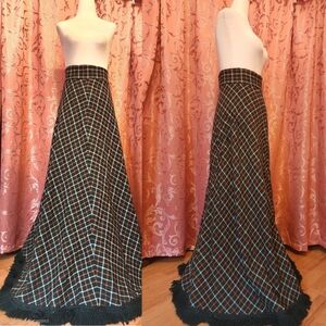 Elegant Plaid Women's Skirt